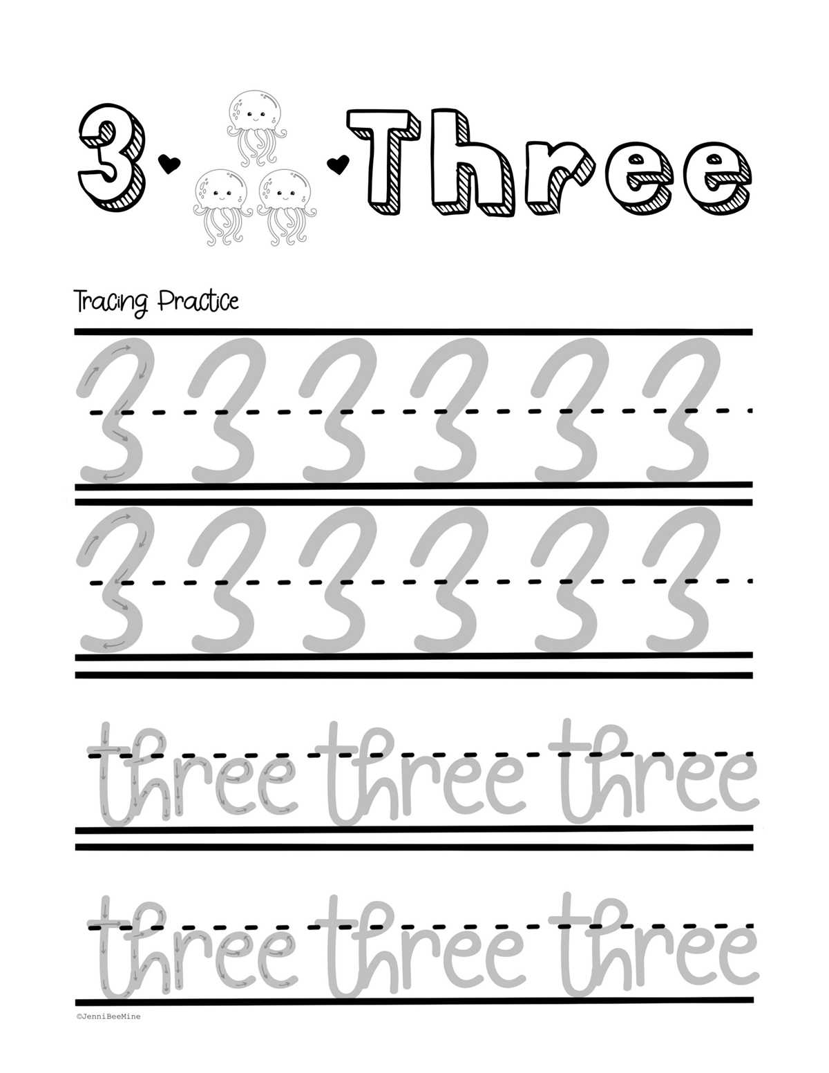pre k 3 worksheets