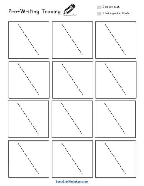 pre writing worksheets for 3 year olds