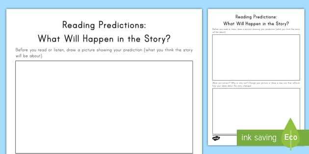 predict worksheet
