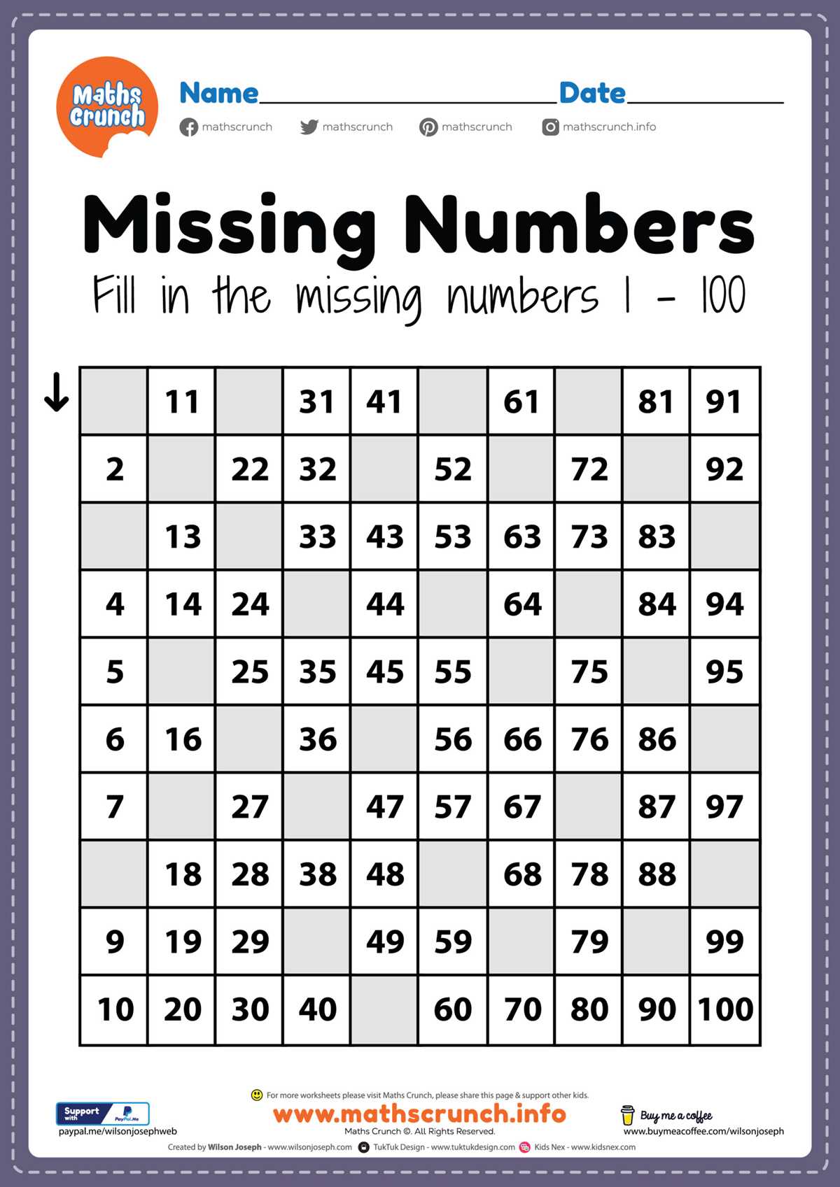 prek math worksheets
