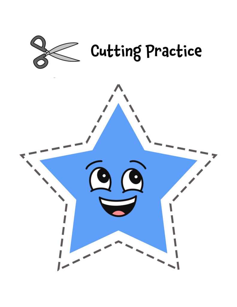 preschool cutting practice worksheets