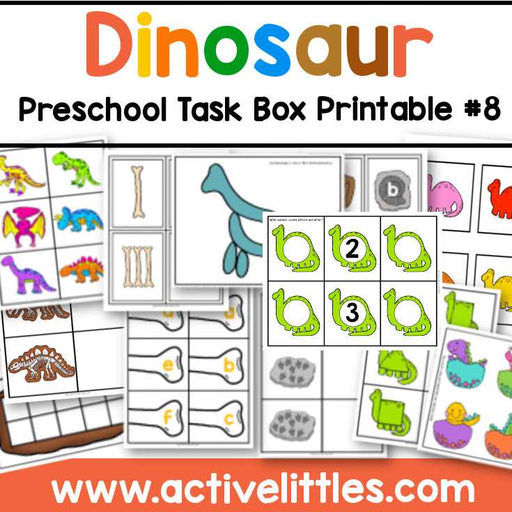 preschool dinosaur worksheets