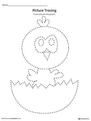 preschool tracing worksheet