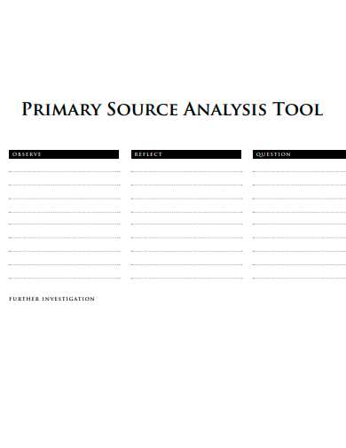 primary source analysis worksheet