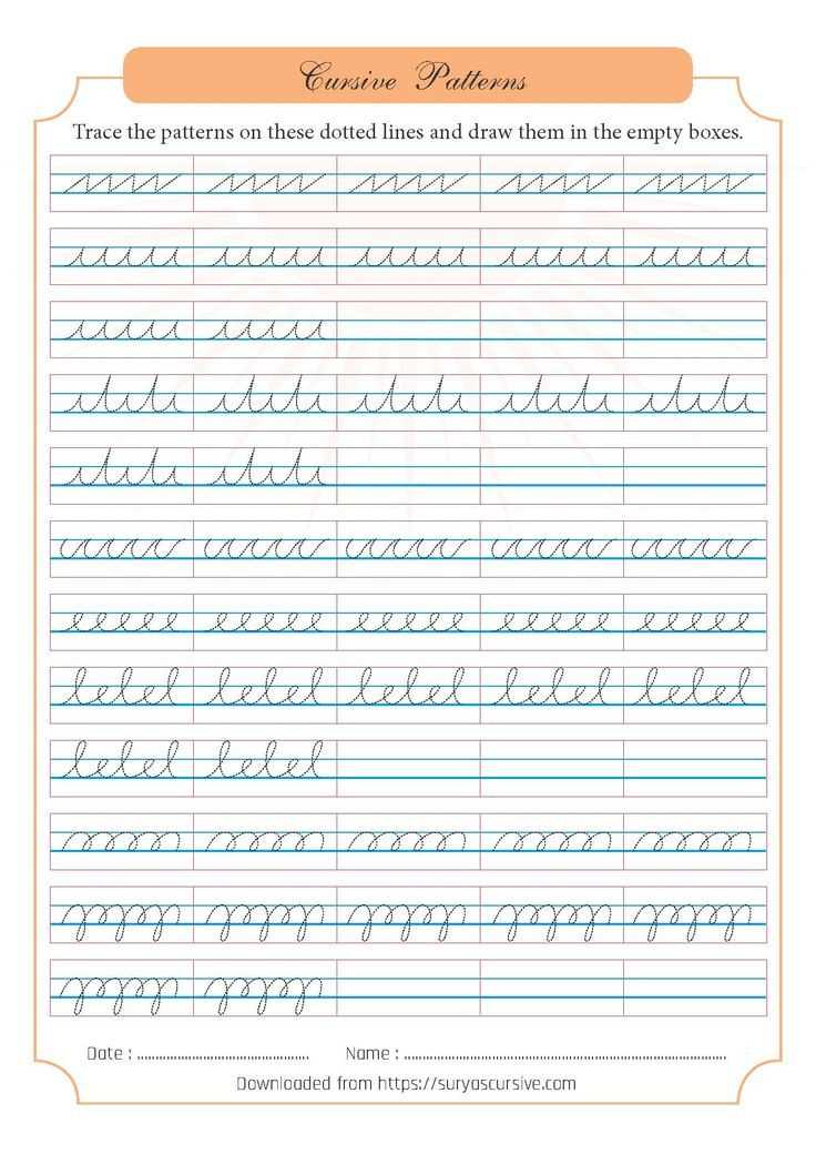 printable cursive worksheet