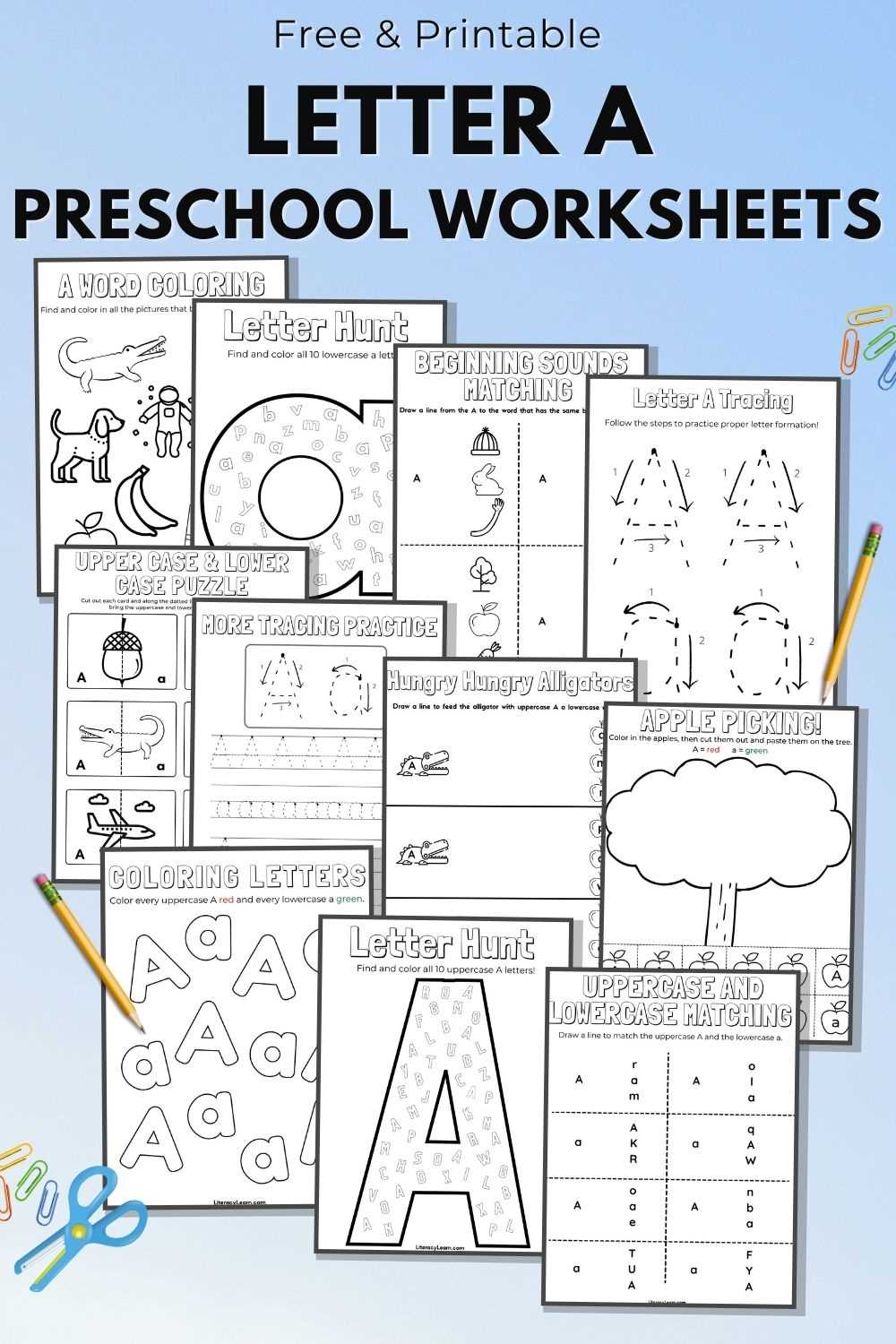 printable letter worksheet