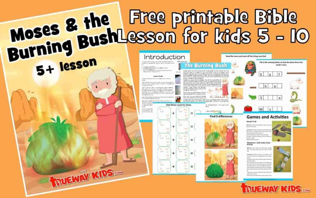 printable moses worksheets