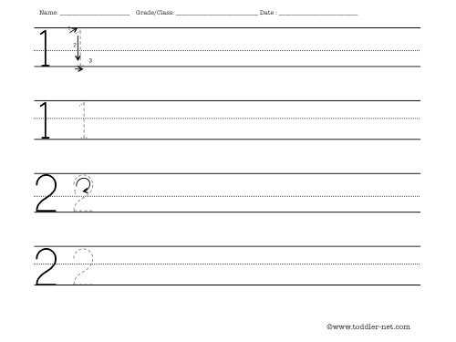 printable number writing worksheets