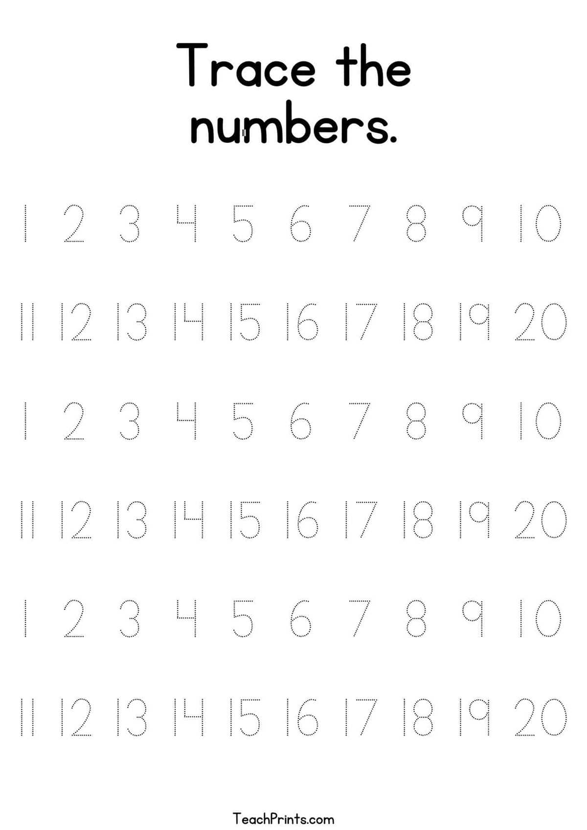 printable number writing worksheets