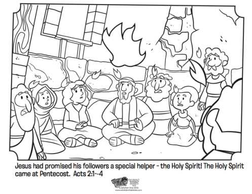 printable pentecost worksheets