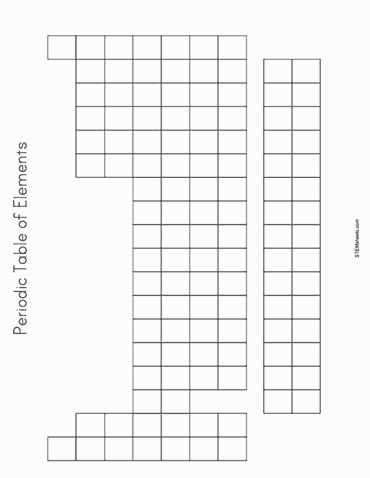 printable periodic table worksheets