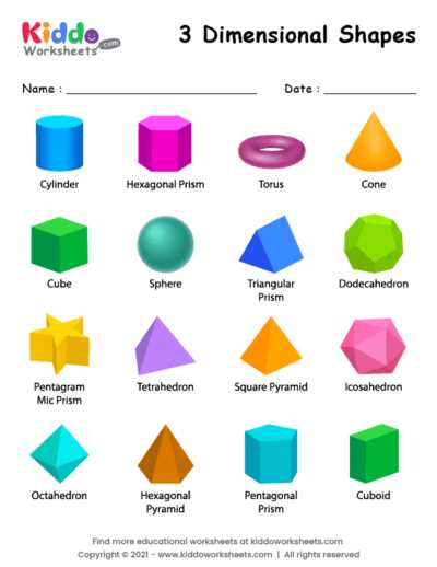 printable shape worksheets