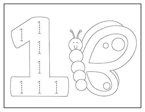 printable tracing numbers worksheets
