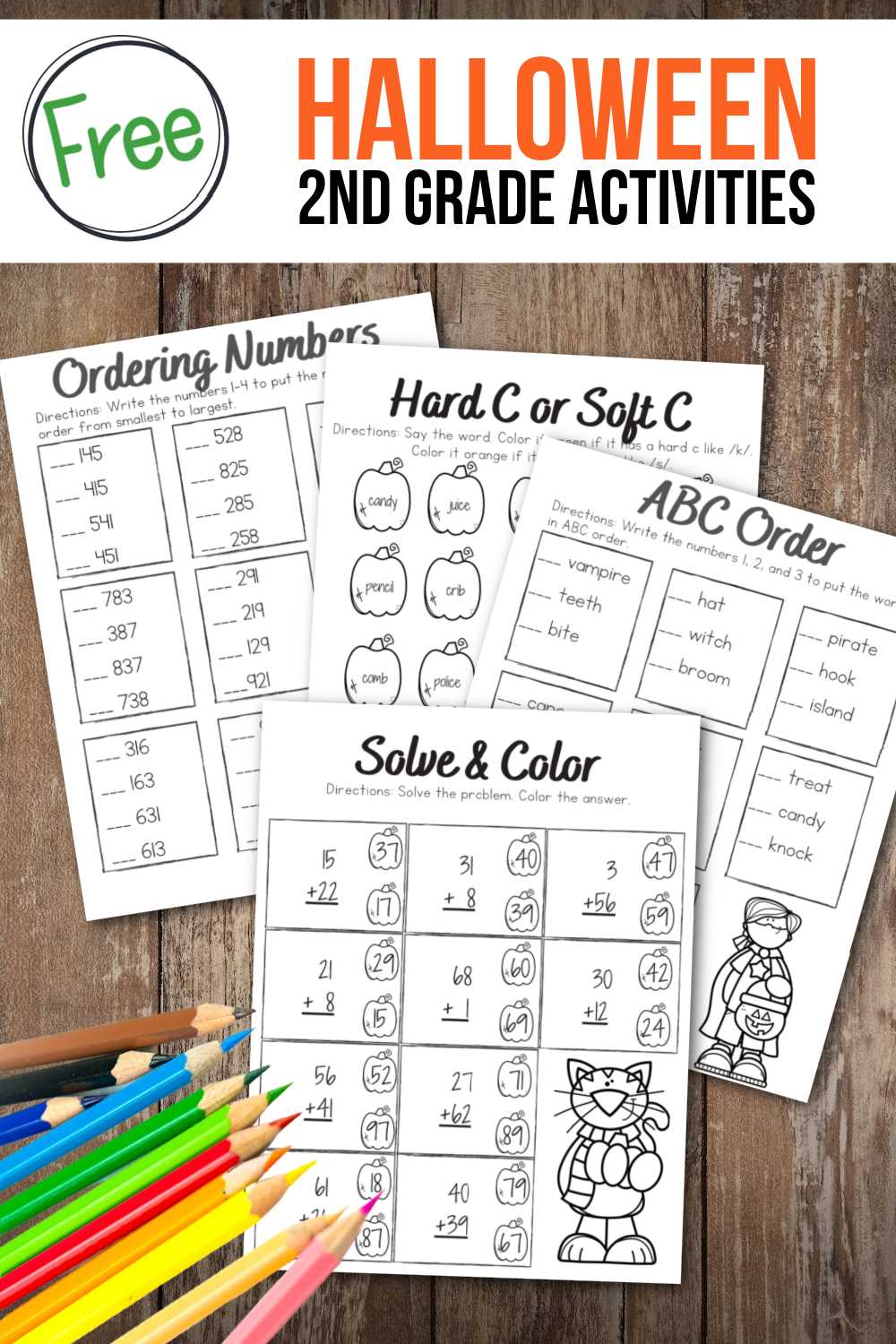 printable worksheets for 2nd grade