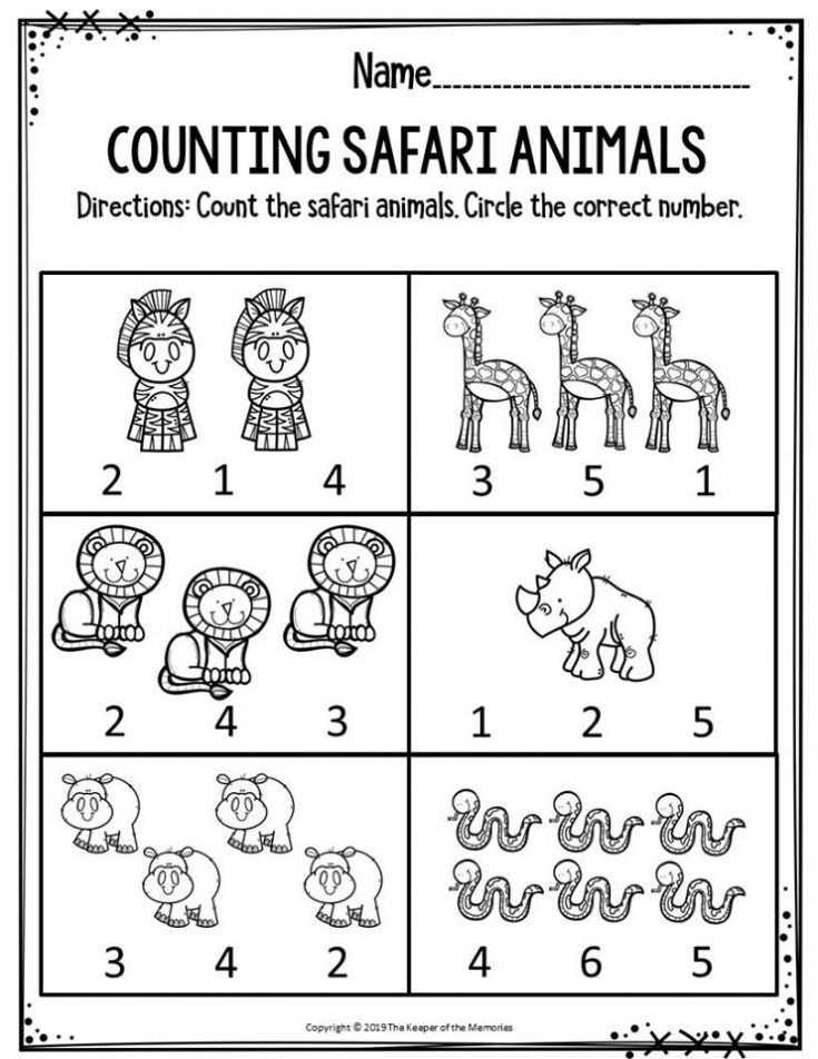 printable worksheets kindergarten
