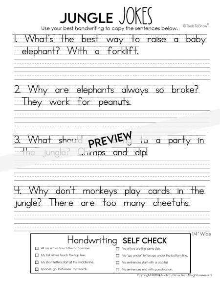 printing writing worksheets