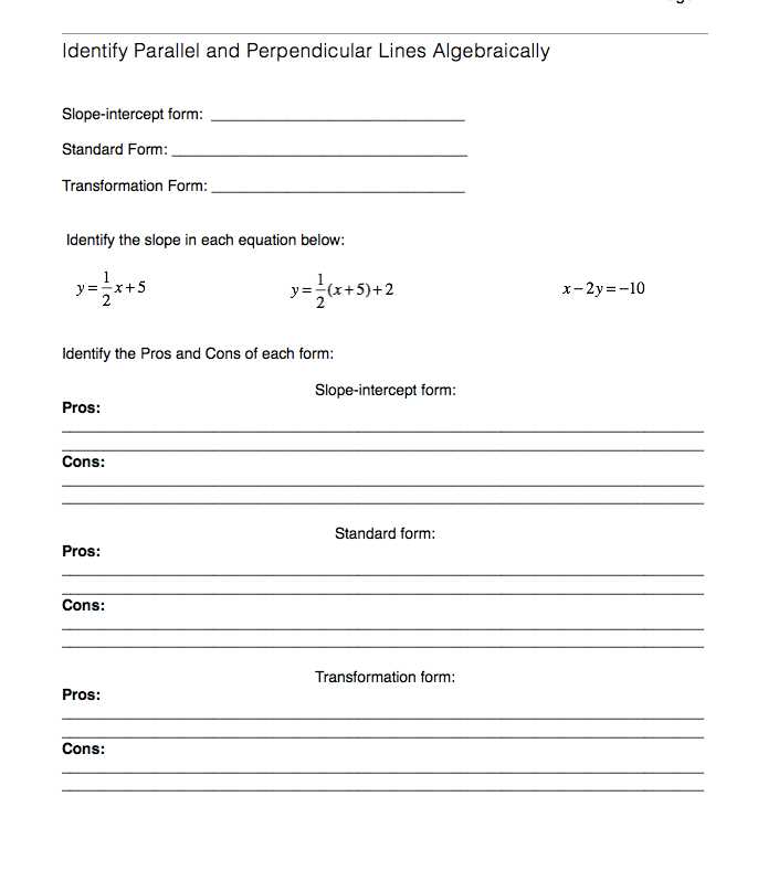 proofs with parallel lines worksheet
