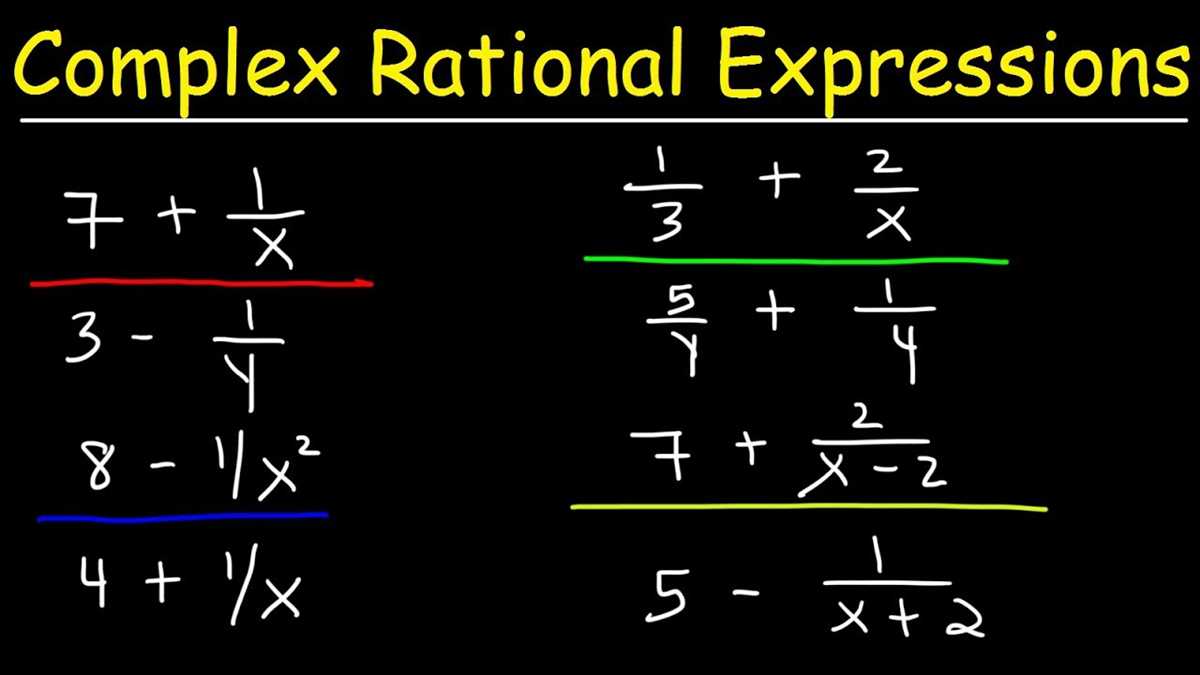 rational expressions adding and subtracting worksheet