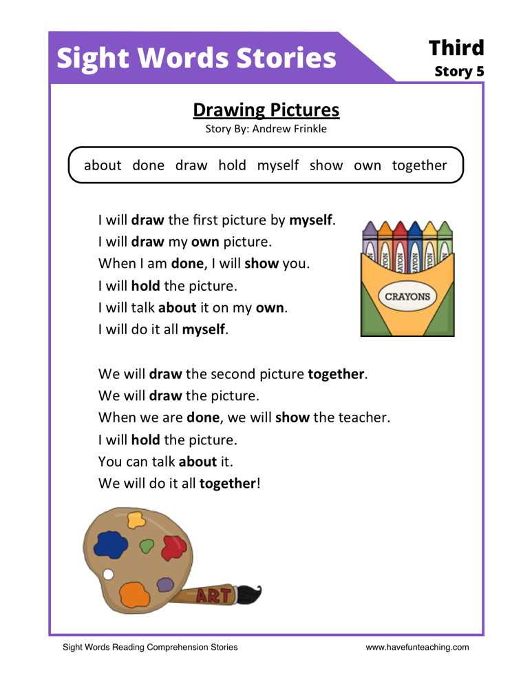 reading worksheets free