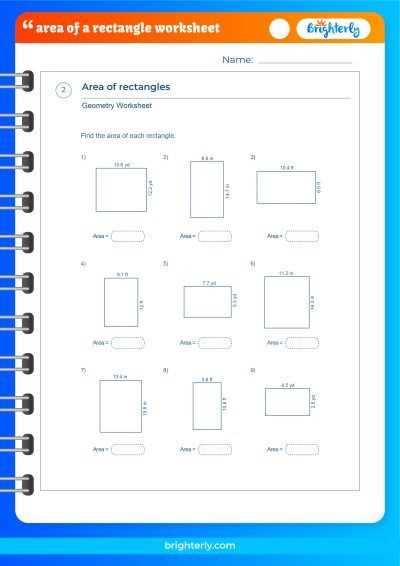 rectangle worksheets