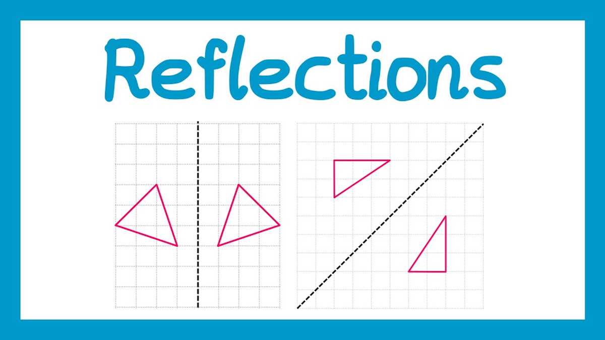 reflecting shapes worksheet