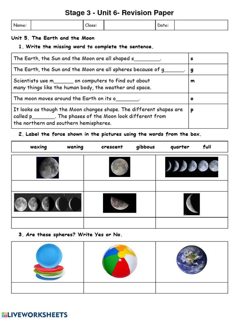 regents earth history moon phases worksheet