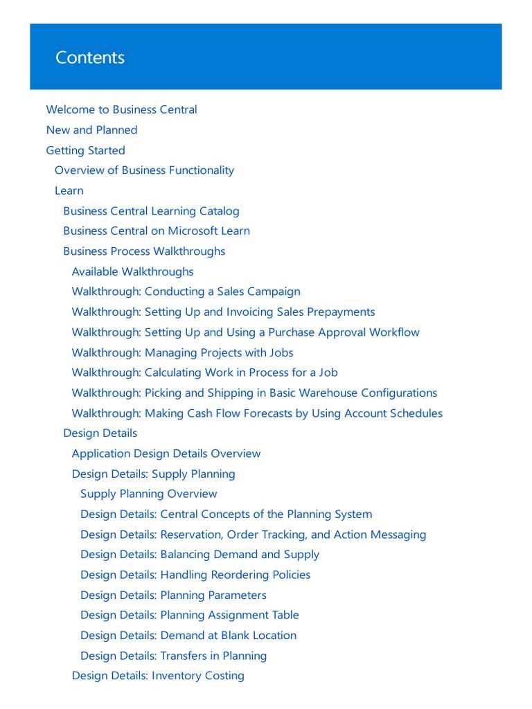 reservation worksheet business central