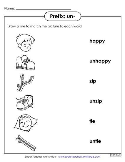 root prefix suffix worksheet