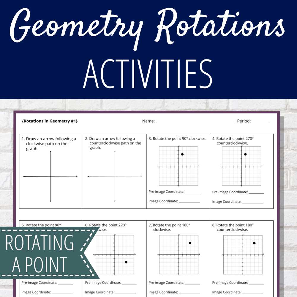 rotation worksheets