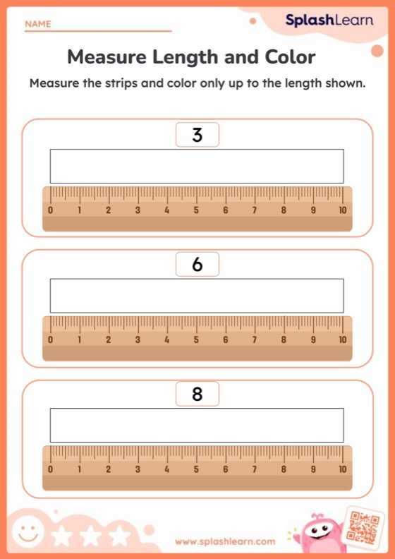 ruler measuring worksheets
