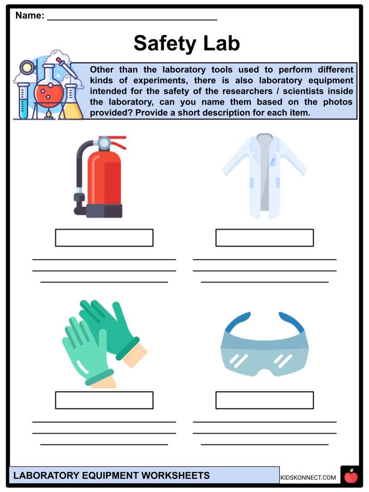 scientific tools worksheet