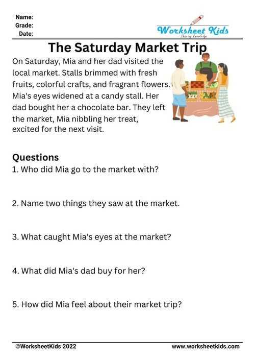 second grade reading worksheets