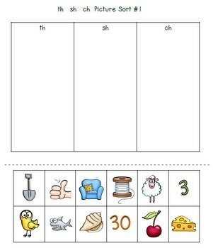sh digraph worksheets