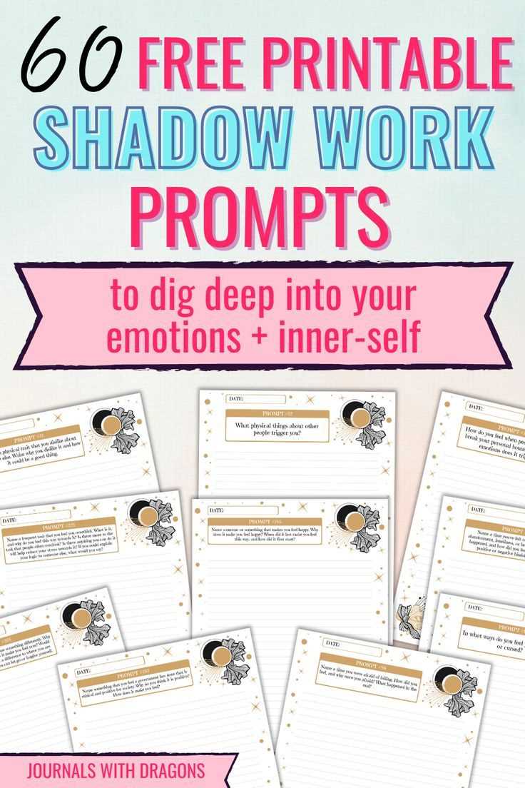 shadow work worksheet