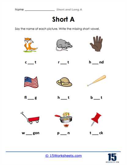 short and long vowels worksheets
