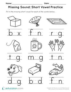 short vowel sounds worksheets short vowel sounds worksheets