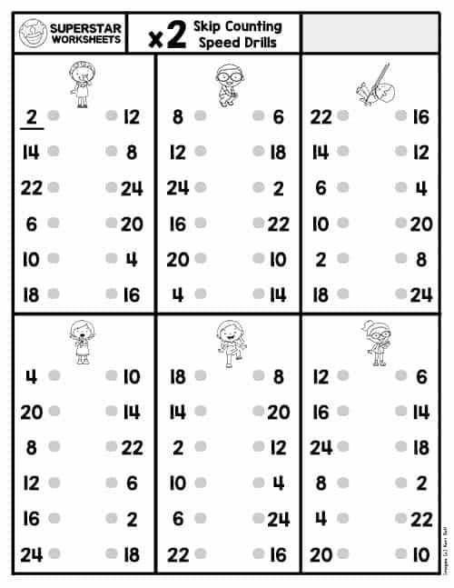 skip counting worksheets 2nd grade skip counting worksheets 2nd grade