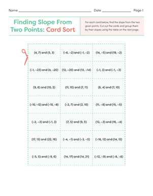 slope field matching worksheet
