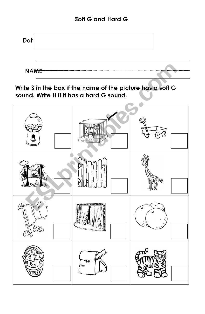 soft g and hard g worksheets soft g and hard g worksheets