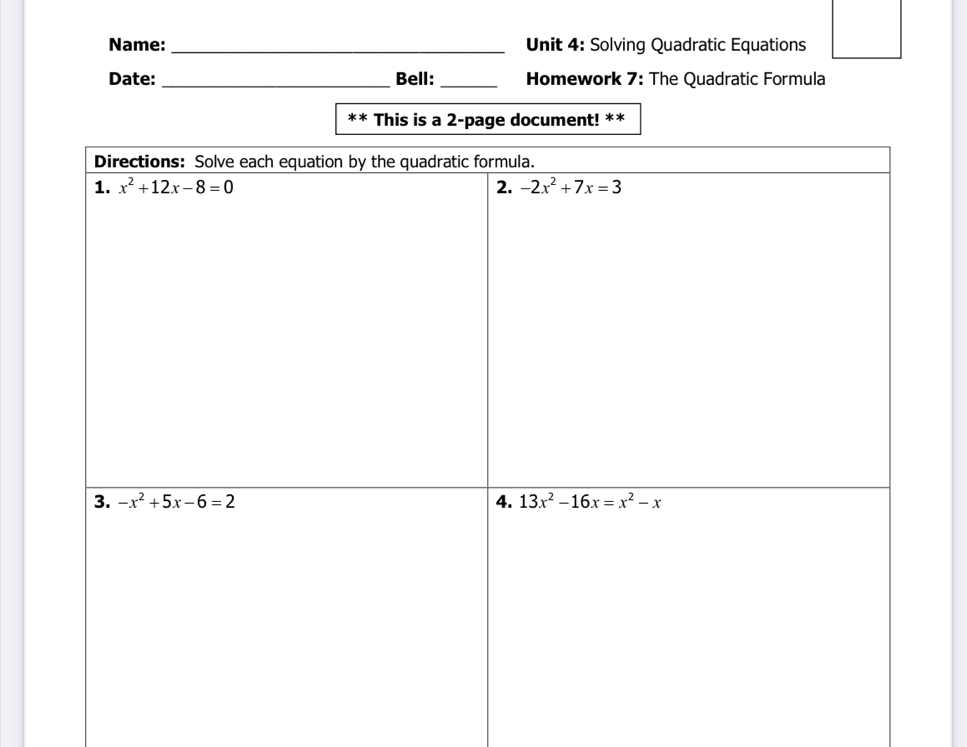 solving quadratics by factoring worksheet gina wilson