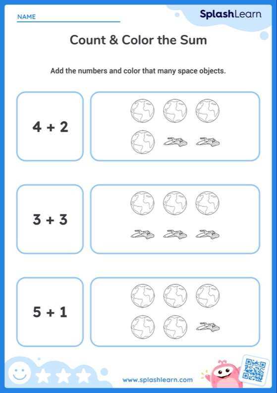 space worksheets kindergarten