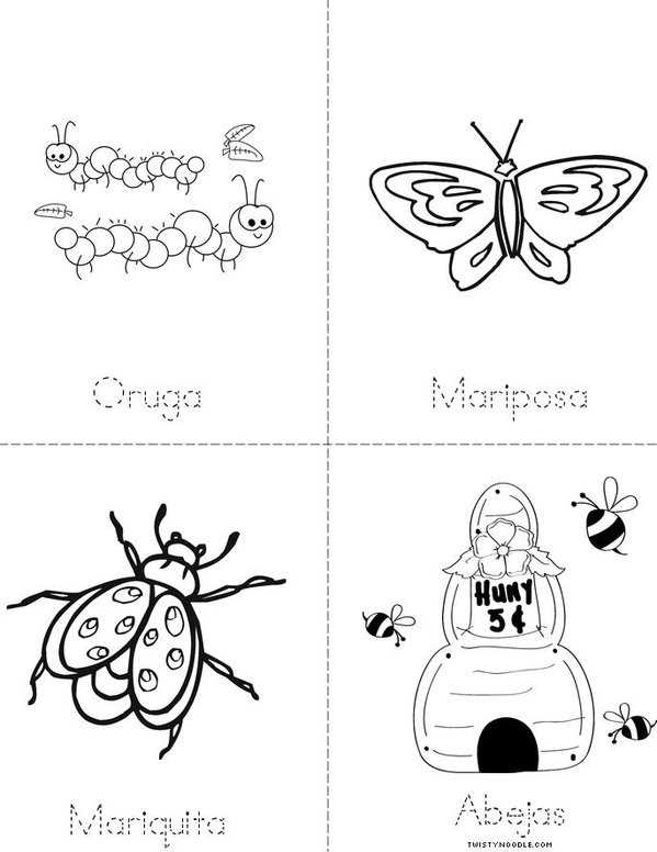 spanish coloring worksheets