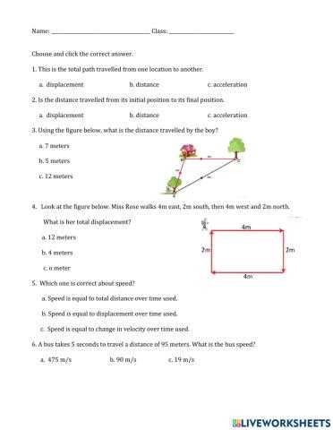 speed velocity acceleration worksheet