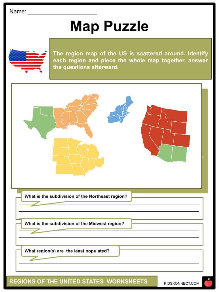 states worksheet