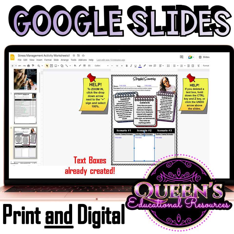stress relief worksheets stress relief worksheets