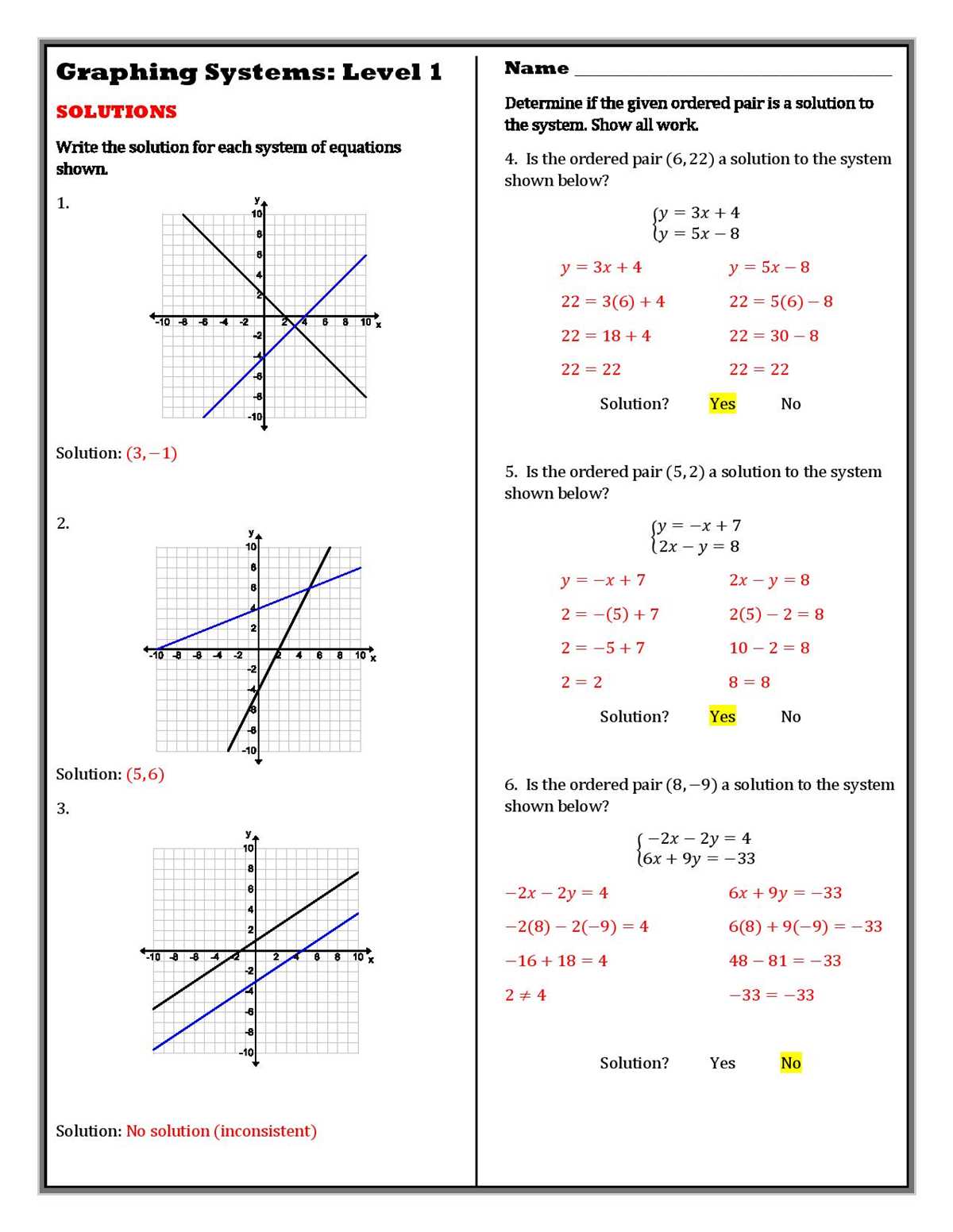 system of equations worksheets system of equations worksheets