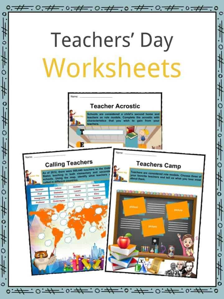 teachers for teachers worksheets