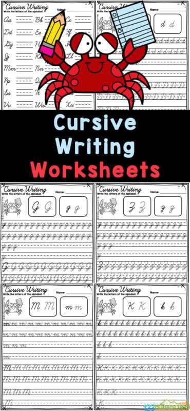 teaching cursive writing worksheets free