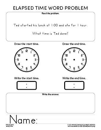 telling time worksheets for 2nd graders