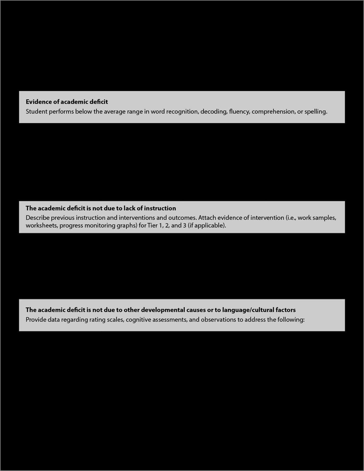texas state dyslexia requirements worksheet